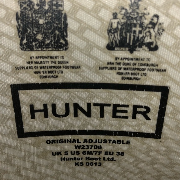 COPY - Tall black matte hunter boots, SZ 6 - Picture 3 of 3